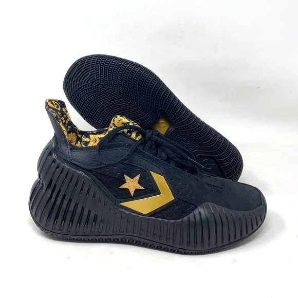 Converse BB Prototype CX Gold Black Mesh Women's Mid Basketball Sneakers A02515C - Picture 9 of 11